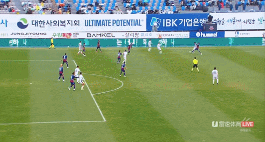 Hiệp 1 giải K League Hàn Quốc: Sabbag ghi bàn, Lee Dong-kyung gỡ hòa, Suwon FC tạm thời hòa 1-1 Gimcheon Sangmu