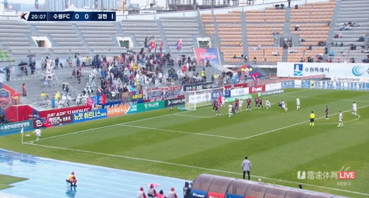 Hiệp 1 giải K League Hàn Quốc: Sabbag ghi bàn, Lee Dong-kyung gỡ hòa, Suwon FC tạm thời hòa 1-1 Gimcheon Sangmu
