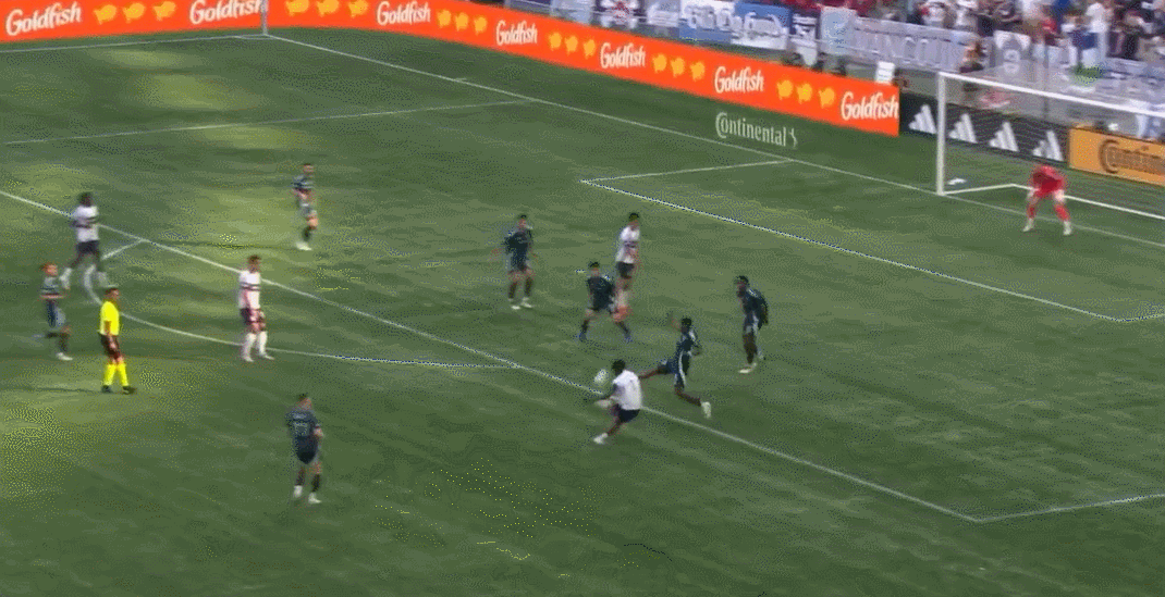 Hiệp 1 MLS: Badwal ghi bàn, Vancouver Whitecaps 1-0 Seattle Sounders