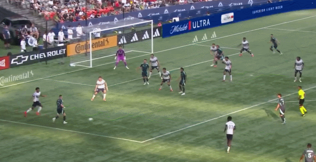 Hiệp 1 MLS: Badwal ghi bàn, Vancouver Whitecaps 1-0 Seattle Sounders